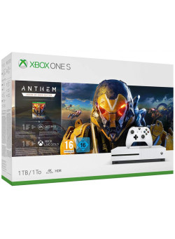 Игровая приставка Microsoft Xbox One S 1 Tb White + Игра Anthem
